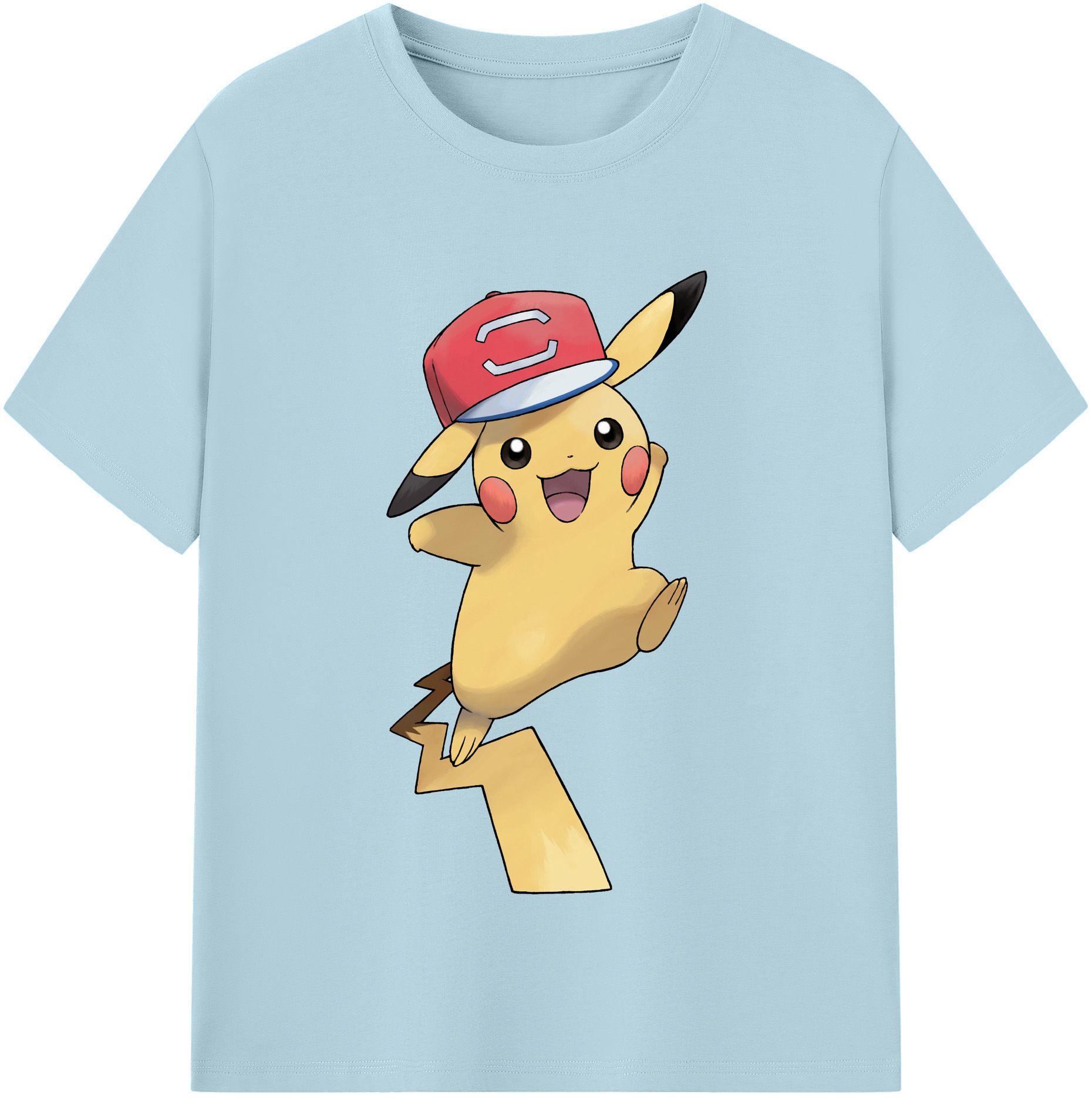 （画像用） ポケットモンスター Pokémon 綿100％半袖Tシャツ（フロントプリント）